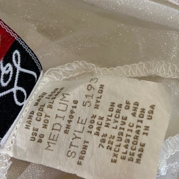 Vintage Mesh Rosette Bustier Camisole - Picture 4 of 7